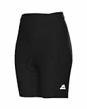 DANISH ENDURANCE Kurze Radlerhose für Damen M Schwarz/Schwarz
