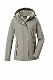G.I.G.A. DX Damen Softshelljacke/Outdoorjacke mit abzippbarer Kapuze GW 35 WMN SFTSHLL JCKT, helloliv, 42, 43542-000