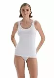 Dagi Women's Basic Cotton Tanktop T-Shirt, White, 36