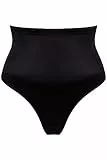 Mitex Damen Miederslip Schwarz Schwarz Gr. L, Schwarz - Schwarz