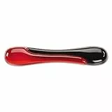 Kensington ergonomische Duo Gel Tastatur Handgelenkauflage, 94 x 483 mm, Rutschfeste und bequeme Handgelenkshalterung, Kompatibel mit Standard-Tastaturen, Rot/Schwarz, 62398