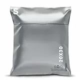 RAGO® Versandtaschen Plastik Warensendung 20 Stück -S- 20x30 cm Versandbeutel Selbstklebend und Blickdicht I Plastiktüten Verschließbar für Kleidung I Logistikverpackungen Transport