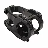Momfin 31,8 mm CNC-Mountainbike-Vorbau, ultraleichte, hohle Aluminiumlegierung, hohler Vorbau aus hochfester Aluminiumlegierung für MTB/Road/Downhill Radfahren (schwarz)