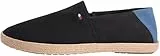 Tommy Hilfiger Herren Core Hilfiger Espadrille Textile FM0FM05792 Espadrilles, Schwarz (Black), 10