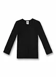 Sanetta Unisex-Unterhemd Langarm Schwarz | Hochwertiges und nachhaltiges Unterhemd für Junge aus Bio-Baumwolle. Unterwäsche für Jungen 176