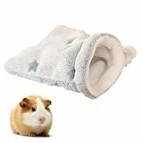 DONGKER Meerschweinchen Haus, Hamster Versteck Bett Betthöhle, 18x16 cm, Warm Kleine Tier Plüsch Höhle Kuschelbett für Kurzkopfgleitbeutler, Hamster, Ratten, Eichhörnchen