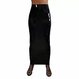 Enger Latex Humpel Rock von Lequida