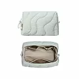 tomtoc Gesteppte Kabeltasche Elektronik Organizer Tasche, Wasserresistent Zubehör Kabeltasche, Tragbar Kabelorganizer Tech Pouch Bag für Handy Netzteil, Powerbank, USB Stick