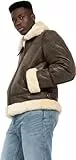 Schott NYC Herren Lederjacke LC1259, Braun (Brown), L / 52/54