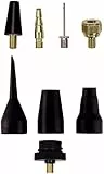 Original Einhell 8-tlg. Aufblas-Adapter-Set (Kompressor-Zubehör, 8-teilig, inkl. Ballnadel, Ventiladapter für Fahrradreifen und Adapter für Schraubventile)