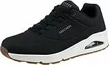 Skechers Herren Uno Stand On Air Sneaker, Black Durabuck Trim, 43 EU