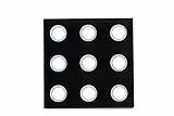 Mepal Topfuntersetzer Domino, Melamine, Schwarz, 16.2 x 16.2 x 0.8 cm