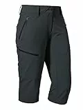 Schöffel Damen Pants Caracas2, leichte und kühlende Wanderhose aus elastischem Stoff, vielseitige Outdoor Hose mit optimaler Passform und praktischen Taschen, asphalt, 40
