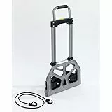 Wenko Secura Transportwagen, zusammenklappbar, max. 70 kg, Grau
