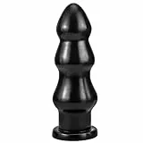 BDSMAGE Analplug Φ 7,5 CM,Buttplug Analdildo XXL Analkugeln Analspielzeuge Fisting Sexspielzeug Analdehner Anal Expander erotisches Sex Spielzeug für Paare Frauen Männer extrem Sex (Schwarz)