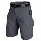 Generisch Wanderhose Herren-Running Classic Tactical Shorts Cargo Shorts Herren wasserdichte Schnell Trocknende Mit Mehreren Taschen,Kurze Hose für Outdoor-Wandern,Klettern,Camping,S-6XL