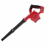 Powarobor Akku-Laubbläser Kompatibel mit Milwaukee M18 Akku 18V,Kompakter geeignet für Garten Rasenpflege,Hausstaubentfernung,Laub Schneeräumung auf Straßen,Terrassen und Garagenreinigung（ohne Akku