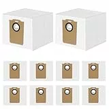 10er-Pack Staubbeutel kompatibel mit MONSGA MS1 MAX Roboterstaubsauger, 4-lagige Einweg Ersatzstaubbeutel für MS1 MAX