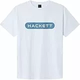 Hackett London Herren Hs Essential Box Tee T-Shirt, Weiß (Weiß), S