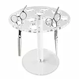 Eventerde Scherenhalter, 11 Fächer Haarschneidescheren Aufbewahrungsständer, Organizer Aus Acryl Für Frisiersalon Und Haushalt Zur Ordnung Und Aufbewahrung Von Scheren Kämmen Clips