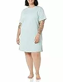 Amazon Essentials Damen Nachthemd aus Jersey-Strick - Auslauffarben, Staubblau, 3XL Große Größen