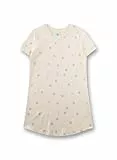 Sanetta Mädchen Nachthemd Kurzarm beige Dots | Nachhaltiges und angenehmes Nachthemd aus 100% Bio-Baumwolle.