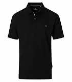 CASAMODA Polo-Shirt Uni Schwarz 3XL