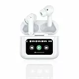 MU LIN Touchscreen Bluetooth Kopfhörer, In Ear Kopfhörer Kabellos Bluetooth 5.4 mit ANC+ENC Noise Cancelling Mic, 48Std Spielzeit Tiefer Bass Earbuds mit 5 EQ-Modi/IPX7 Wasserdicht Ohrhörer, USB-C