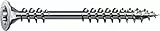 SPAX Verlegeschraube, 4,5 x 50 mm, 500 Stück, T-STAR plus, Senkkopf, Fixiergewinde, 4CUT, WIROX A3J, 0541010450505