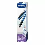 Pelikan Tintenroller Pina Colada inkl. Standard-Tintenpatrone nachfüllbar, blau, 1 Stück