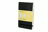 Moleskine Reporter-Notizblock Pocket, Softcover, kariert, schwarz