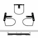 leyomgamz Laptop Untertisch Halterung, Laptop Halterung Unter Schreibtisch, Multifunktionale Unter-Tisch-Halterungen Platzsparende Aufbewahrung für Laptop, Metall Regal Halter, Kompatibel für 0-60mm