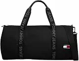 Tommy Jeans Herren Duffle Bag Tasche Daily mit Innentasche, Schwarz (Black), Einheitsgröße