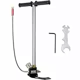 VEVOR Dreistufige Hochdruckluftpumpe 4500psi, Handpumpe Tragbare 30MPa, Luftpumpe Hochdruck Fahrradpumpe Luftpumpe für E-Bike Mountainbike Rennrad Komplettes Zubehör