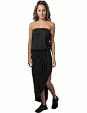 Urban Classics Damenkleid aus Viskose, sommerliches Bandeau-Kleid für Frauen mit luftigem Stoff, trägerloses Kleid, Größen von XS bis 5XL