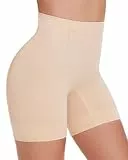 SIMIYA Shapewear Damen Bauchweg Unterhose Hohe Taille Miederhose Bauchkontrolle Figurformende unterwäsche Nahtlose Miederpant mit Bein Shaping Body Shaper für Frauen(Beige, S)