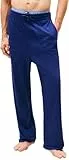 Tommy Hilfiger Herren Pyjamahose Jersey Pj Pant Loungehose, Blau (Preppy Navy), XL