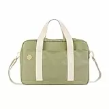 Badabulle Wickeltasche Bowling Olive - Kinderwagentasche inklusive Wickelauflage