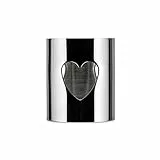 Alessi 'GIROTONDO' Serviettenring, durchbrochen aus Edelstahl, Silber, 27 x 5.4 x 26.5 cm