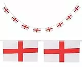 Toyland® 3,6m (12ft) England St Georges Bunting - 8 Flaggen - Perfekt für England Feiern - Partydekorationen