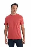 DeFacto Herren Basic T-Shirt - Klassisches T-Shirt für Männer RED XXL
