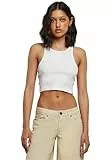 Urban Classics Damen Top Cropped Rib Top, Geripptes Top für Frauen, kurz geschnitten, Slim Fit, erhältlich in vielen Farbvarianten, Größen XS-5XL