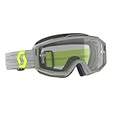 Scott Split OTG Motocross-Brille, Grau/Gelb (Grau, Einheitsgröße)
