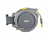 HOZELOCK - Wandschlauchbox Auto Reel 30 M: Automatische Aufrollung. Einfache Installation. Inkl. Schlauchspritze, Anschlüsse, 30 m Hozelock-Schlauch und Befestigung - 5 Jahre Garantie* [2403 0000]