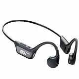 ZOVIMAX Knochenschall Kopfhörer, Bluetooth 6.0 Open Ear Kopfhörer mit 12 Stunden Spielzeit, LED-Anzeige, IPX7 wasserdichte Schweißfeste Sportkopfhörer Kopfhörer für Fitness/Radfahren/Fahren/Laufen