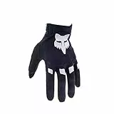 Fox Racing Dirtpaw Glove mit gepolsterten Knöcheln, gepolsterter Handfläche, hoher Flexibilität und verstellbarem Verschluss für MX & Offroad, Farbe: Black/White, Größe: M