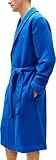 Tommy Hilfiger Herren Bademantel Waffle mit Bindeband, Blau (Regal Blue), M