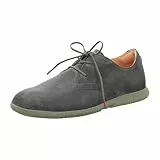 Think Herren HAUKI nachhaltige Wechselfußbett Schnürhalbschuhe, Asphalt 2000, 43 EU