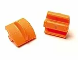Original Fiskars Ersatzklingen für Papierschneidemaschinen, 2 Stück, Für gerade Schnitte, High Profile TripleTrack, Orange, 1003904