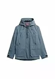 Superdry, JACKET HOOD ULTIMATE EMB WINDBREAKER, M5012104A, Stormy Weather Blue, XL, Herren